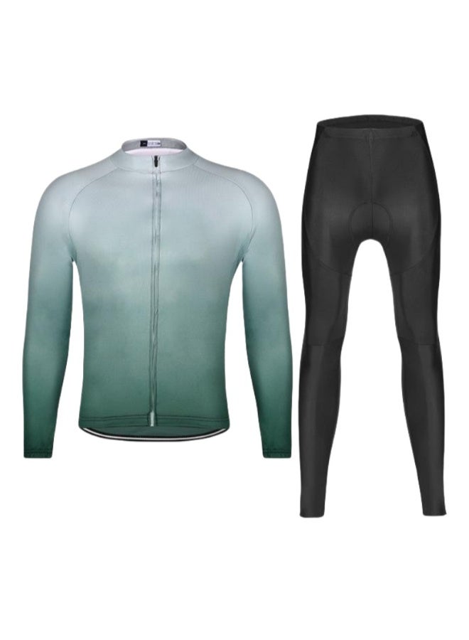 KUYING GR New Summer Outdoor Sunscreen Moisture Absorption Quick Drying Bicycle Women's Cycling Clothing Set  - Image 1