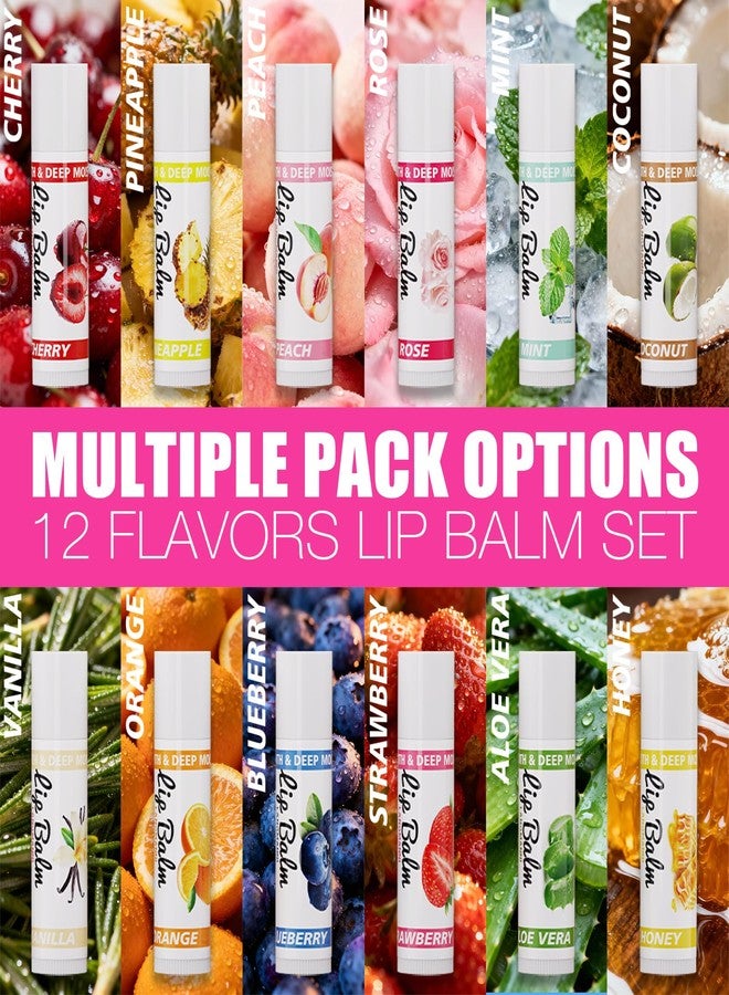 Jolilab Lip Balm, Flavored Moisturizing Lip Balm Variety Pack, 12 Flavors: Honey, Pineapple, Mint, Orange, Coconut & More, Long-Lasting Hydration, 0.17 Oz/Stick, 12-Pack - Image 2