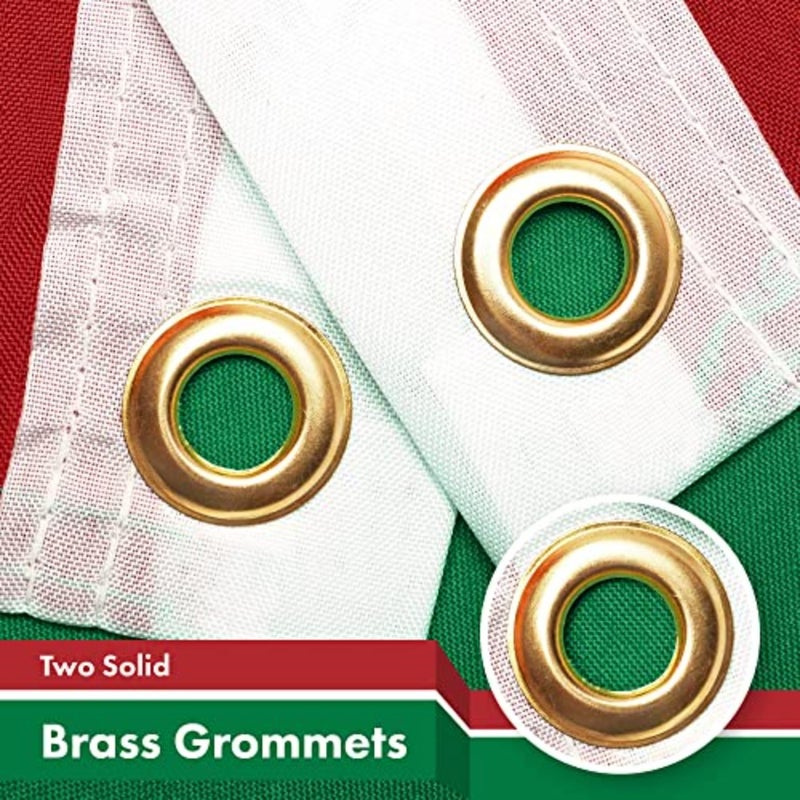 United Arab Emirates Emirati Flag Feet, 150x240CM Printed 150D - Indoor/Outdoor, Vibrant Colors, Brass Grommets, Quality Polyester, Much Thicker More Durable Than 100D 75D Polyester UAE Flagsbaihuo - Image 2