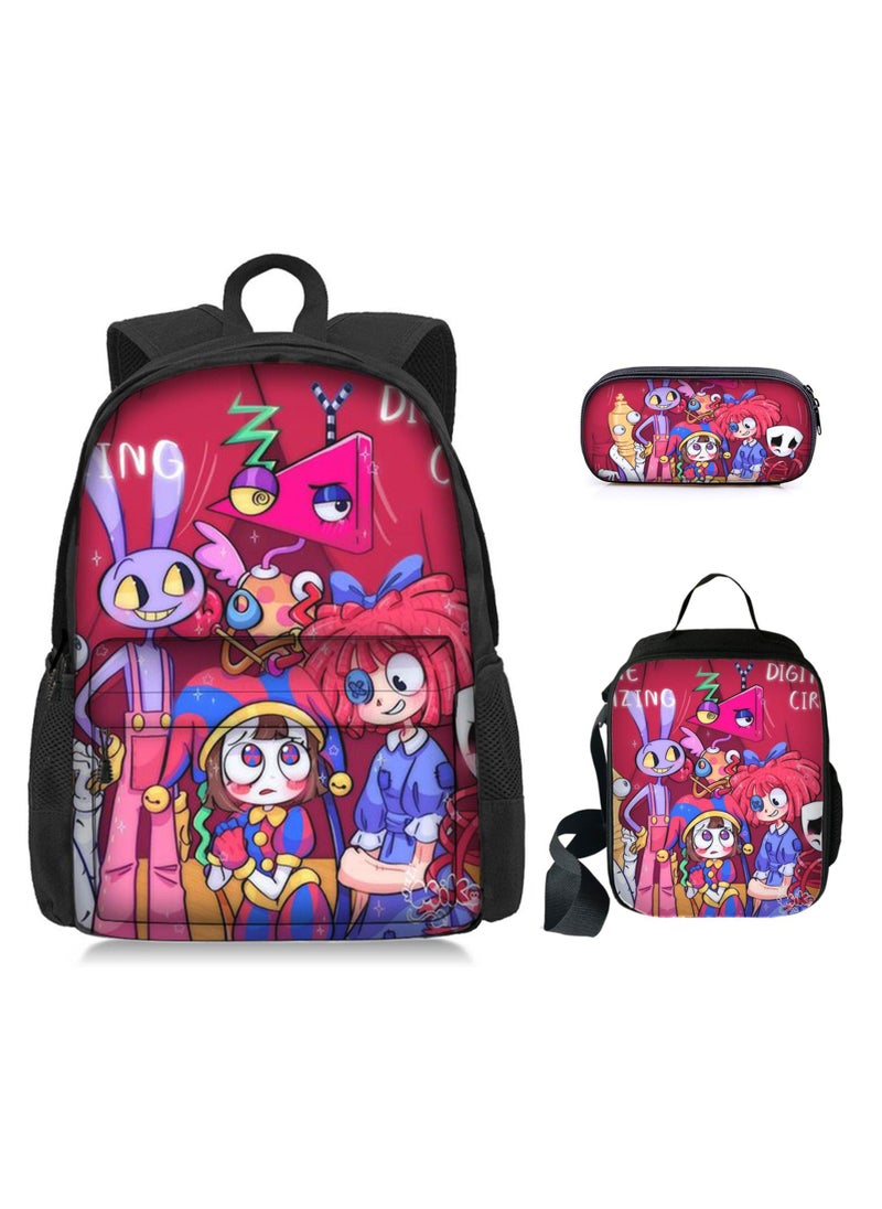 3 Pcs Anime The Amazing Digital Circus Backpack Set School Bag - pzsku/Z7B314F8A04A6B5883D08Z/45/_/1705398435/07827e81-dfa0-4874-8eb5-bd18af9e39ed