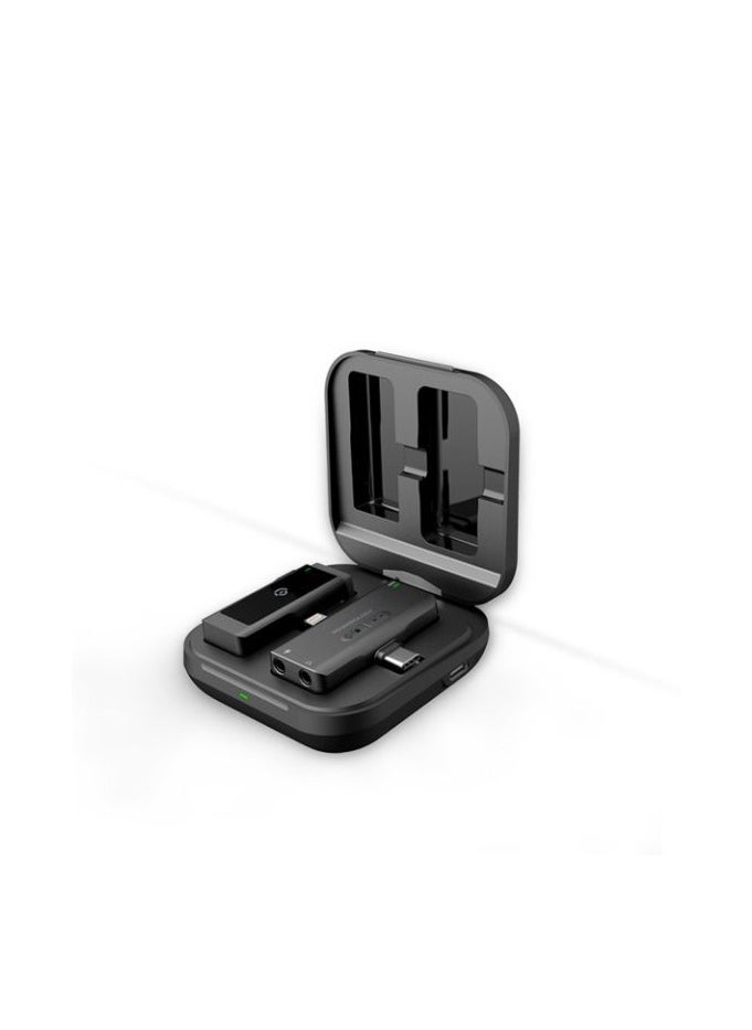 Powerology Powerology MFI x1 2-Conductor Wireless Lavalier Microphone with 1000mAh Battery - Black  - Image 5