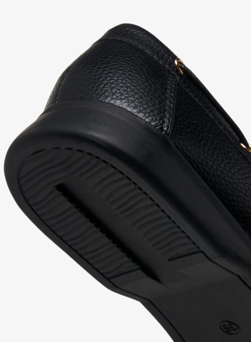 Le Confort BLACK Women Slip-On Moccasins for Women | Best Price UAE