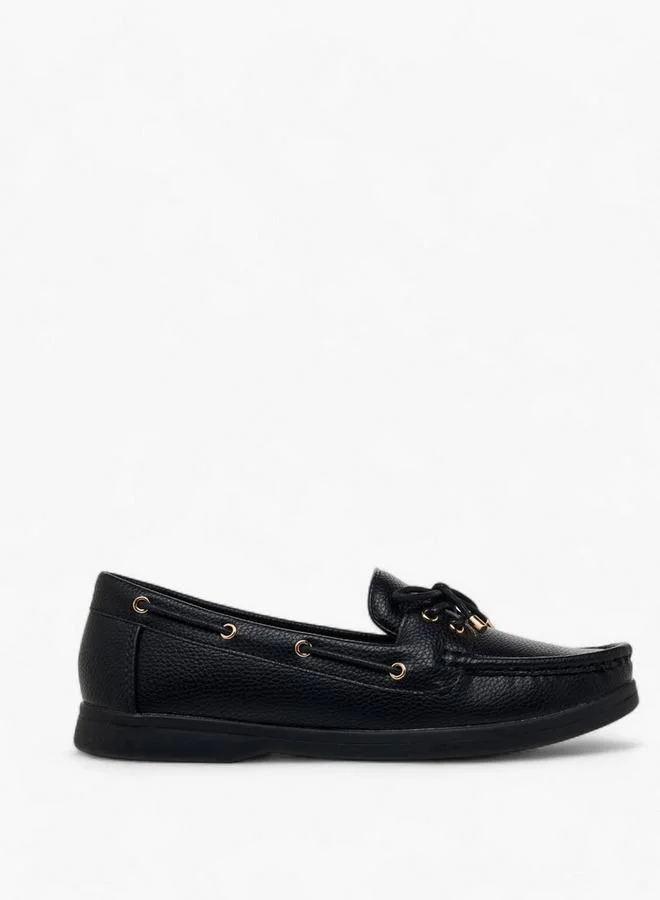 Le Confort BLACK Women Slip-On Moccasins for Women | Best Price UAE