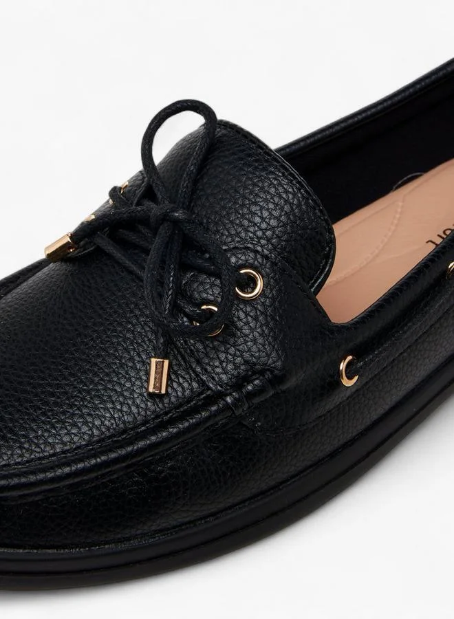Le Confort BLACK Women Slip-On Moccasins for Women | Best Price UAE