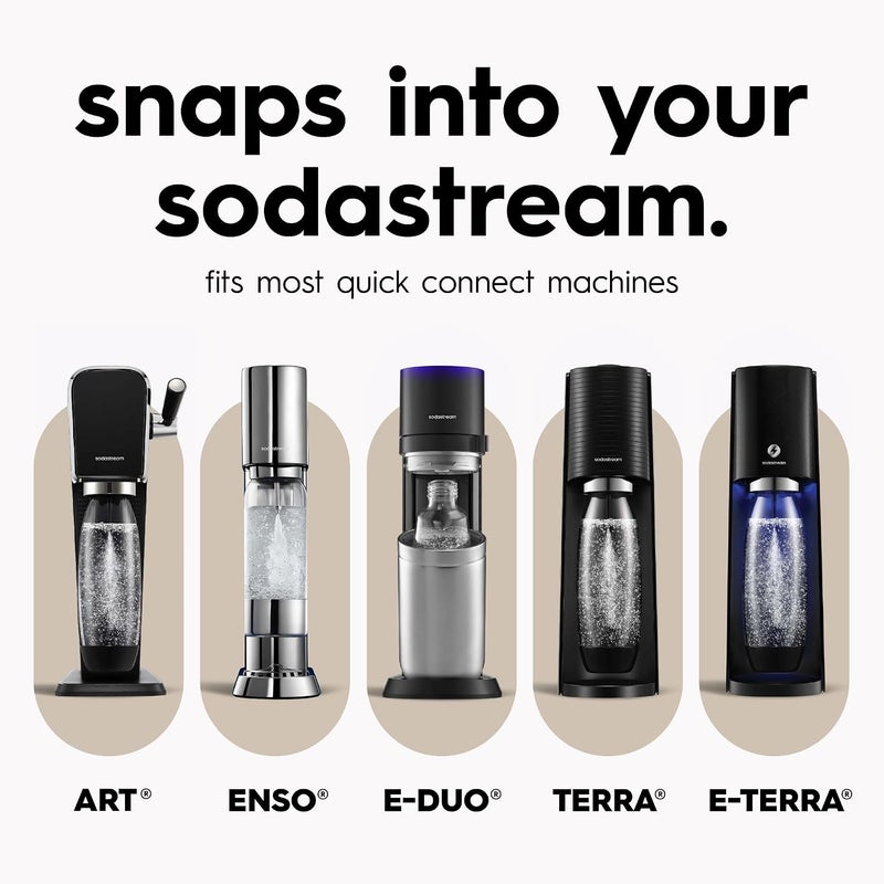 SodaStream Fizz & Go Cool - All Metal Bottle (Sand) Carbonating Bottle Capacity, 0.9L Popular practical build - Image 4
