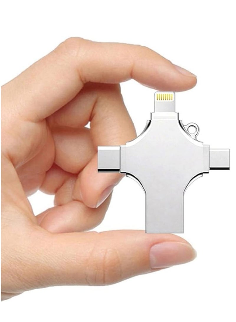 Flash Drive Universal 4-in-1 USB Adapter of 1TB Type-C, Android, iPhone & Laptop Compatiblea - Image 2