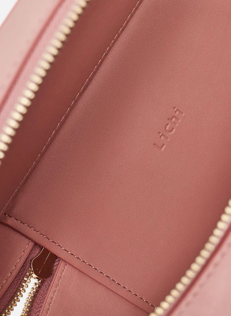 Lichi  Cylindrical eco-leather bag with thin strap for Women | Best Price UAE