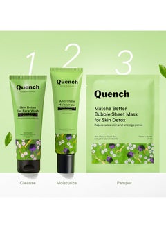 Quench Skin Detox Gel Face Wash With Matcha Green Tea Anti-Oxidants | Korean Face Wash For Oily & Acne-Prone Skin | Made In Korea (100Ml) - pzsku/Z7B31942B8C0A0385987AZ/45/_/1735816933/8b8d8394-7d0d-4b42-aa24-efba2194bff3