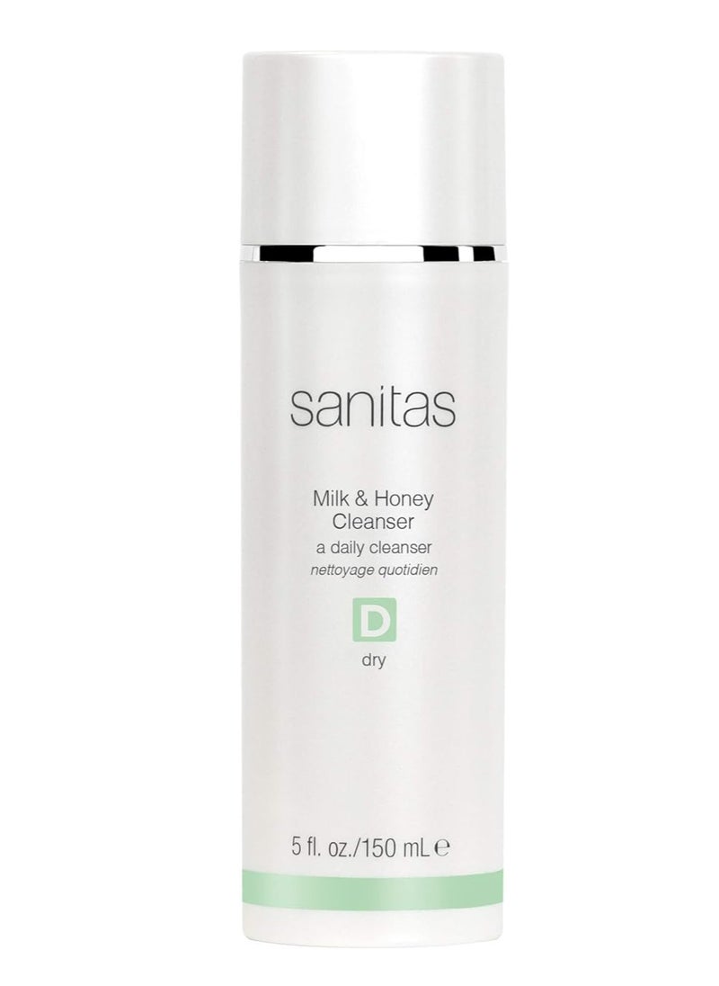 Sanitas Skincare Milk & Honey Cleanser, Rich, Restorative Cleanser, Cleanser for Dry Skin, 5 Ounces - pzsku/Z7B31A8C5ECB63BF797AEZ/45/_/1740488517/31e09a9e-548d-4626-8e59-c7a3e68f6dd4