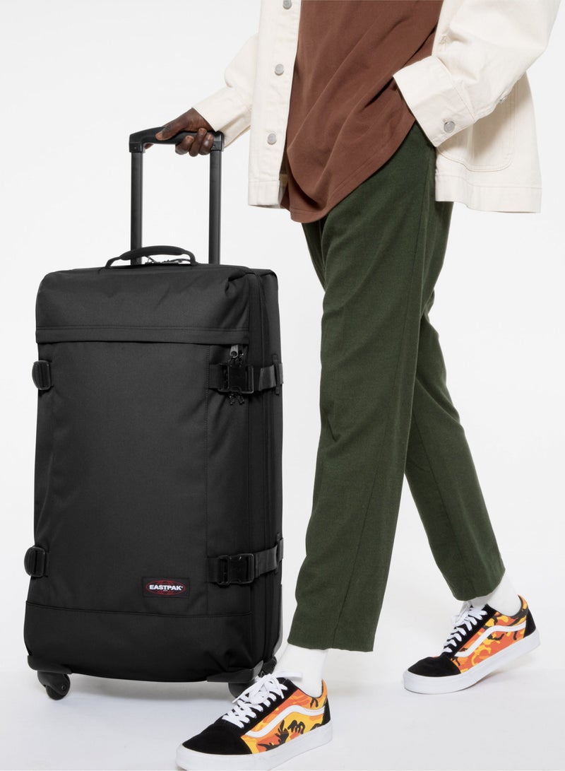 EASTPAK TRANS4 adventure 360° Spinning wheels Large Trolley Luggage Bag Black. - Image 2