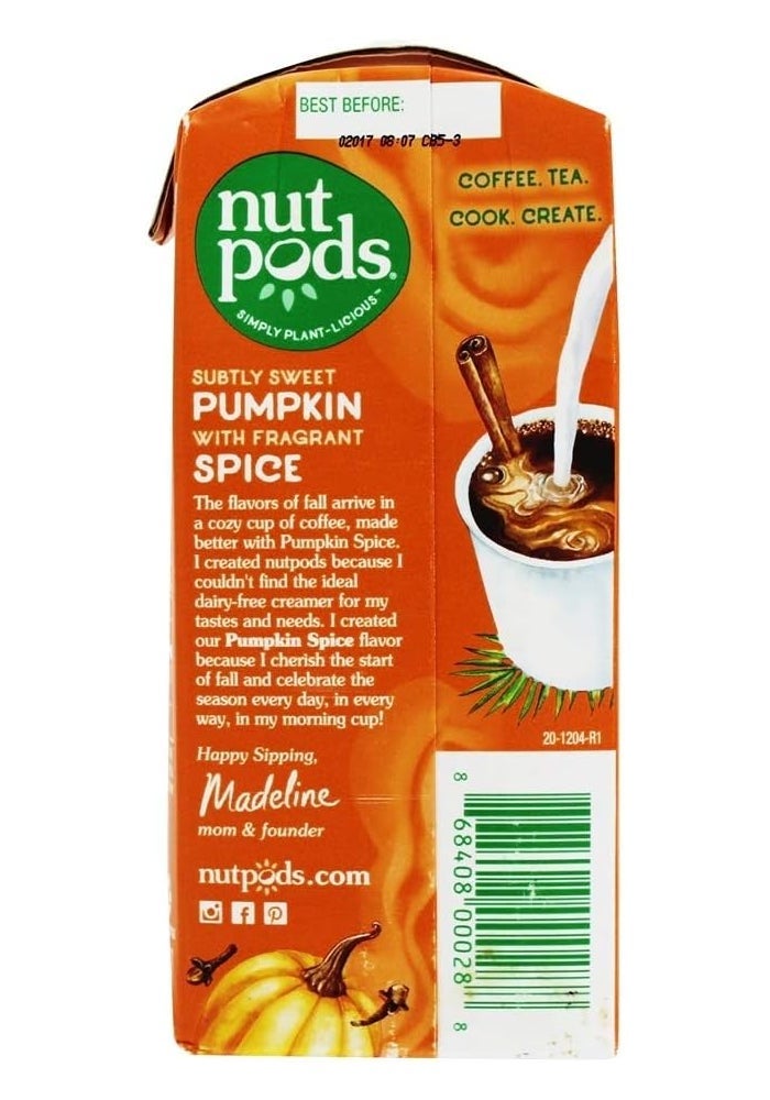 Nutpods Dairy Free Pumpkin Spice Creamer - Image 4