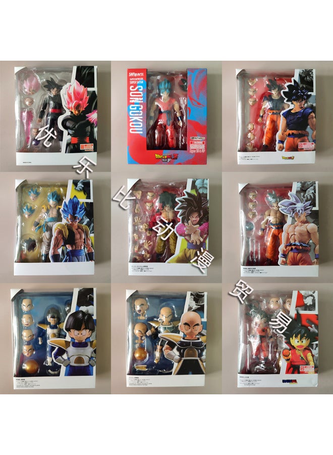 SHF Movable Resurrection Goku Self-meaning Super Saiyan Trans Bidarklin Sun Gohan Hand-made-Color:Shf Movable Vegeta - Image 3