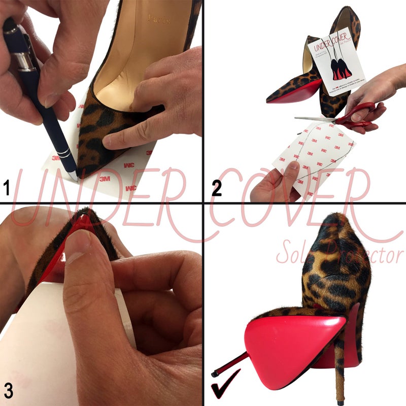 W4W Clear Sole Protector for Heels - Protect Your Christian Louboutin - 3M Sticker - Image 5