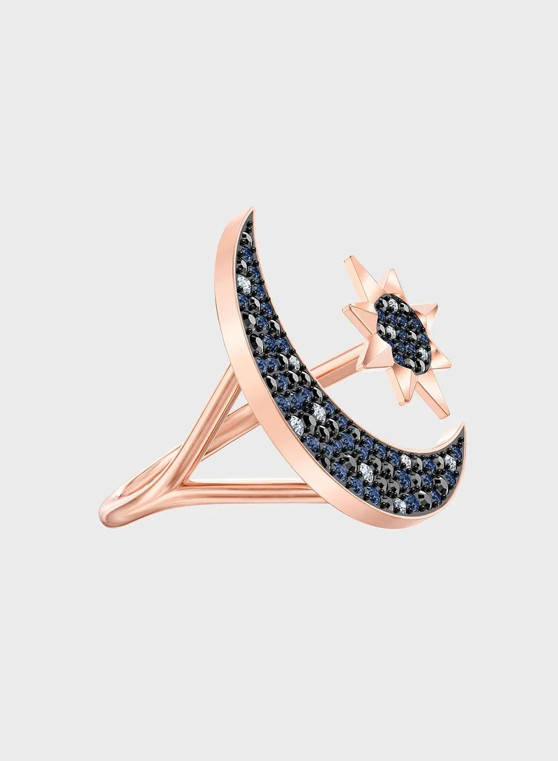 SWAROVSKI Swa Symbol Moon Ring