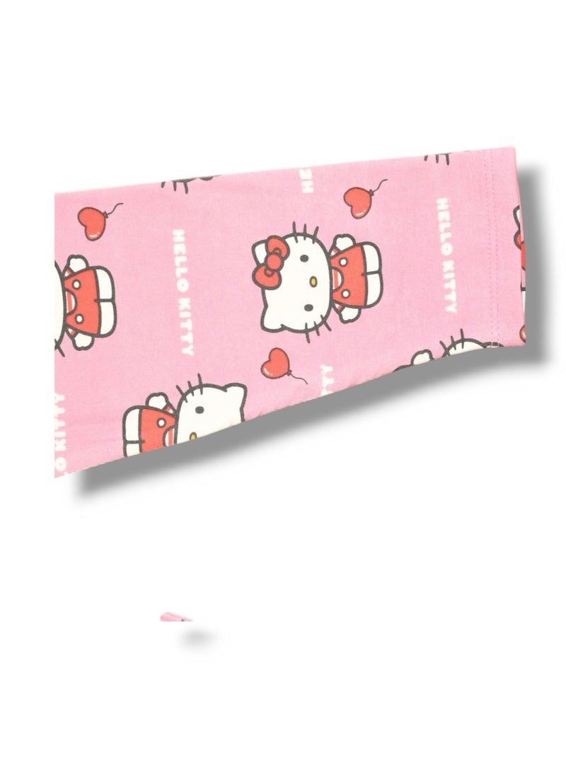 هالو كيتي بنطلون ضيق للبنات هالو كيتي بطبعات - Image 3