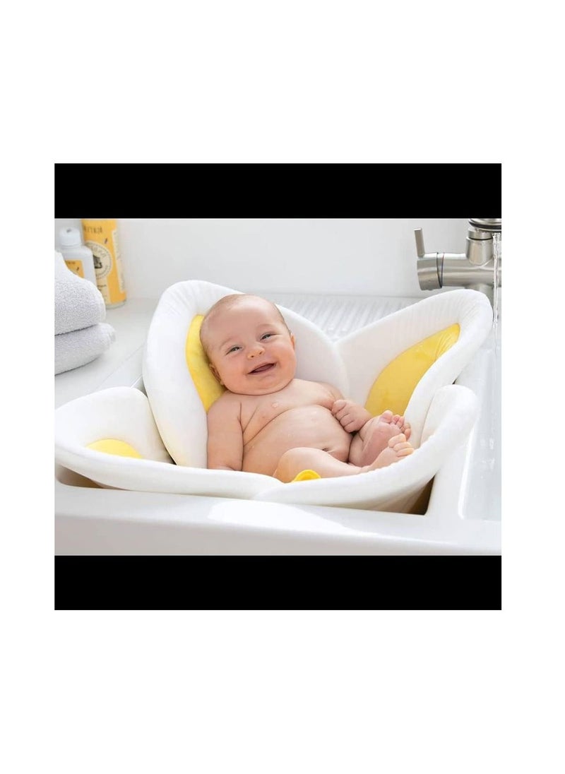 BLOOMING TIME Blooming Lotus Baby Bath Seat Flower Shaped Comfortable Bathtub  - Image 2