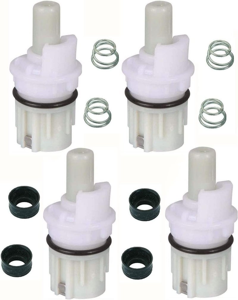 RP1740 faucet stem repair kit replacement compatible with two handle faucet plus RP4993 seat & spring – 4 Pack