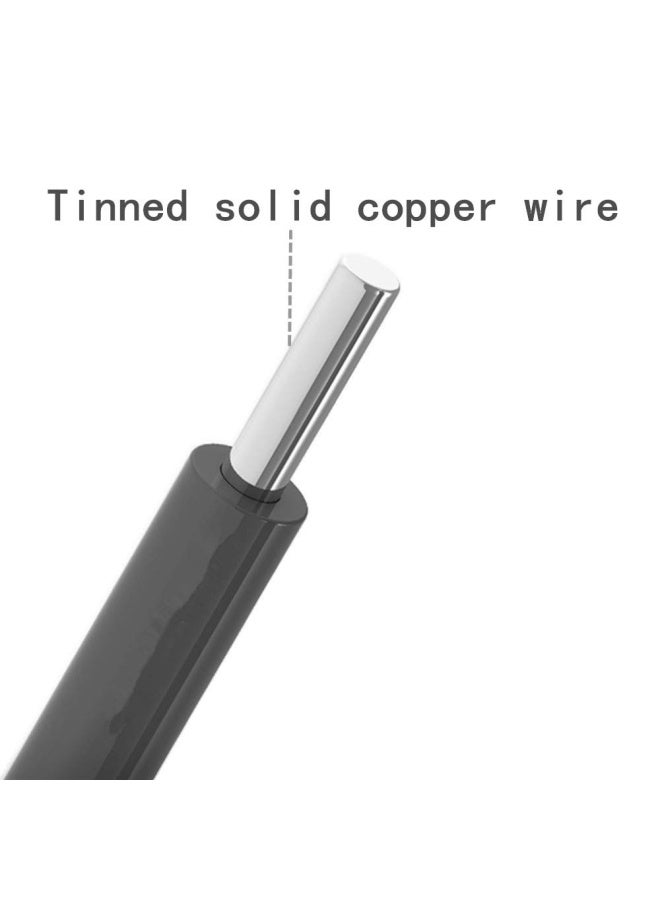 Tuofeng سلك صلب 24 AWG - مجموعة سلك صلب - 6 بكرات ملونة مختلفة بطول 30 قدم سلك قفز 24 Gauge - مجموعة سلك توصيل - Image 3
