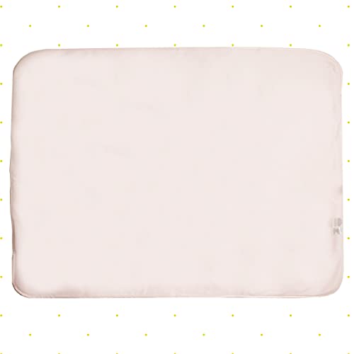 Spasilk Baby Girls Minky Raised Dot Blanket with Satin Trim Bandana, Pink, 30 X 40 US - Image 3