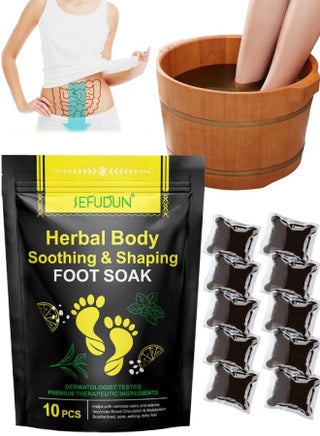 Herbal Body Soothing and Shaping Foot Soak Detox Foot Soak Beads Detox and Shaping Cleansing Foot Soak Daily Rebody Detoxing herbs Foot Soak Salt Quality Sleep Lose Weight Body Shape 10Pcs - pzsku/Z7B32426597D5DA49CF4DZ/45/_/1699345336/fbe1a279-bae0-450c-899f-b78da5bf501f