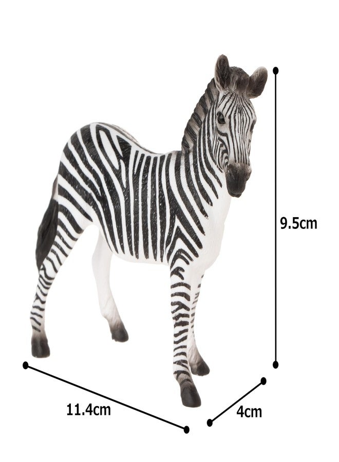 MOJO Zebra Mare Realistic International Wildlife Hand Painted Toy Figurine - Image 2