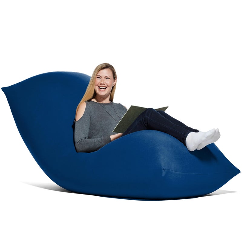 Yogibo Yogibo Max 6Foot Beanbag Chair Bean Bag Couch with a Washable Outer Cover Customer Favorite Cozy Sofa for Gaming Reading and Relaxing Filled with Soft MicroBeads Blue 