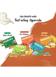 Medimix Ayurvedic Skinfit Bathing Soaps 125G (Pack Of 5)Shop For Healthy & Protected Skin Cool & Fresh Skin Soft & Supple Skin Radiant Skin & Glowing Skinparabenfree & Sulphatefree100% Vegan  - Image 4
