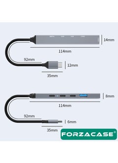 5in1 Type-C To USB 3.0 PD Multiplexer 100W Charging Adapter USB-C Multiplexer Converter - FC902 - pzsku/Z7B3267A4F260FD979905Z/45/_/1737454901/061d042c-a8ad-4106-9c29-743f25889065