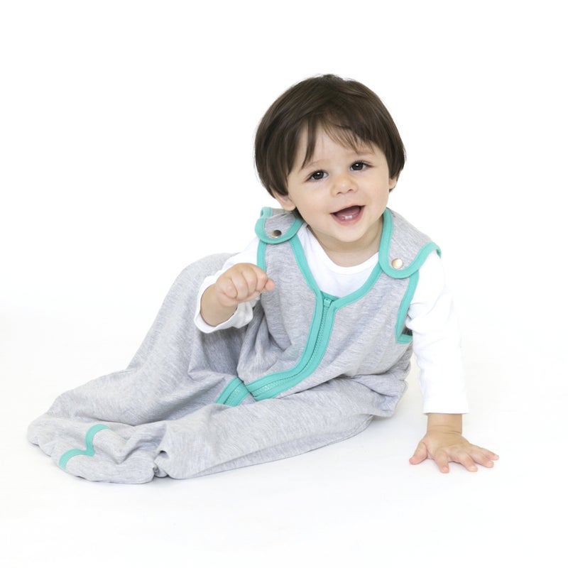 Baby Deedee baby deedee 100 Cotton Sleeping Sack Baby Sleeping Bag Wearable Blanket Sleep Nest Lite Infant and Toddler Heather Teal Large 1836 Month Pack of 1 