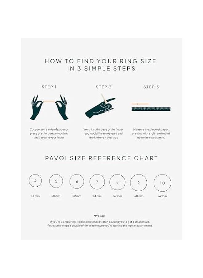PAVOI - 14K Gold Plated Solid 925 Sterling Silver CZ Simulated Diamond Stackable Ring Eternity Bands for Women - Image 1