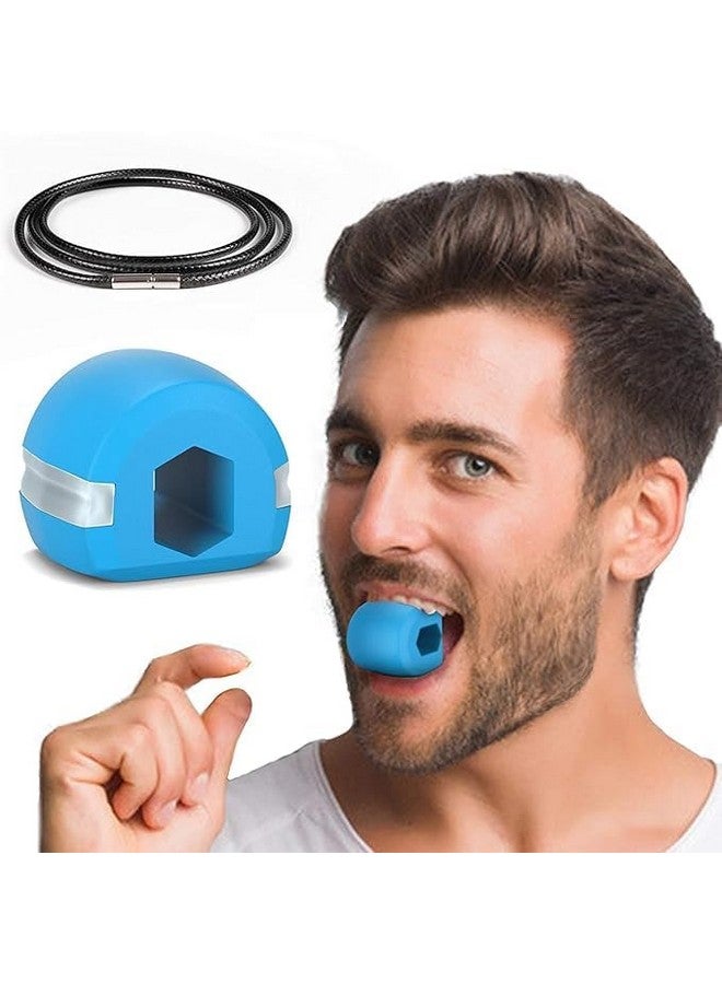 AILEXIM Jawline Exerciser for Men | Jaw, Face, and Neck Exerciser | Define Your Jawline, Slim & Tone Your Face | Helps Reduce Stress & Craving | Look Younger & Healthier | Jawline Rop Hanger For neck - Image 1