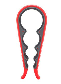 Multi Purpose Bottle Opener Easy Open Red/Grey