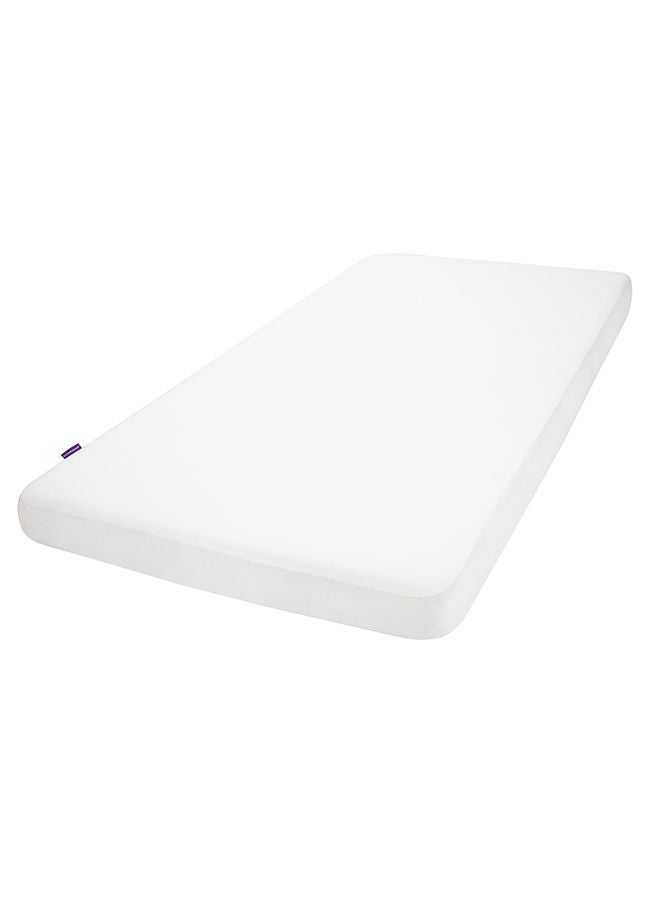 Clevamama Brushed Cotton Fitted Waterproof Mattress Cot Bed 70x140x15 Cm - Image 1