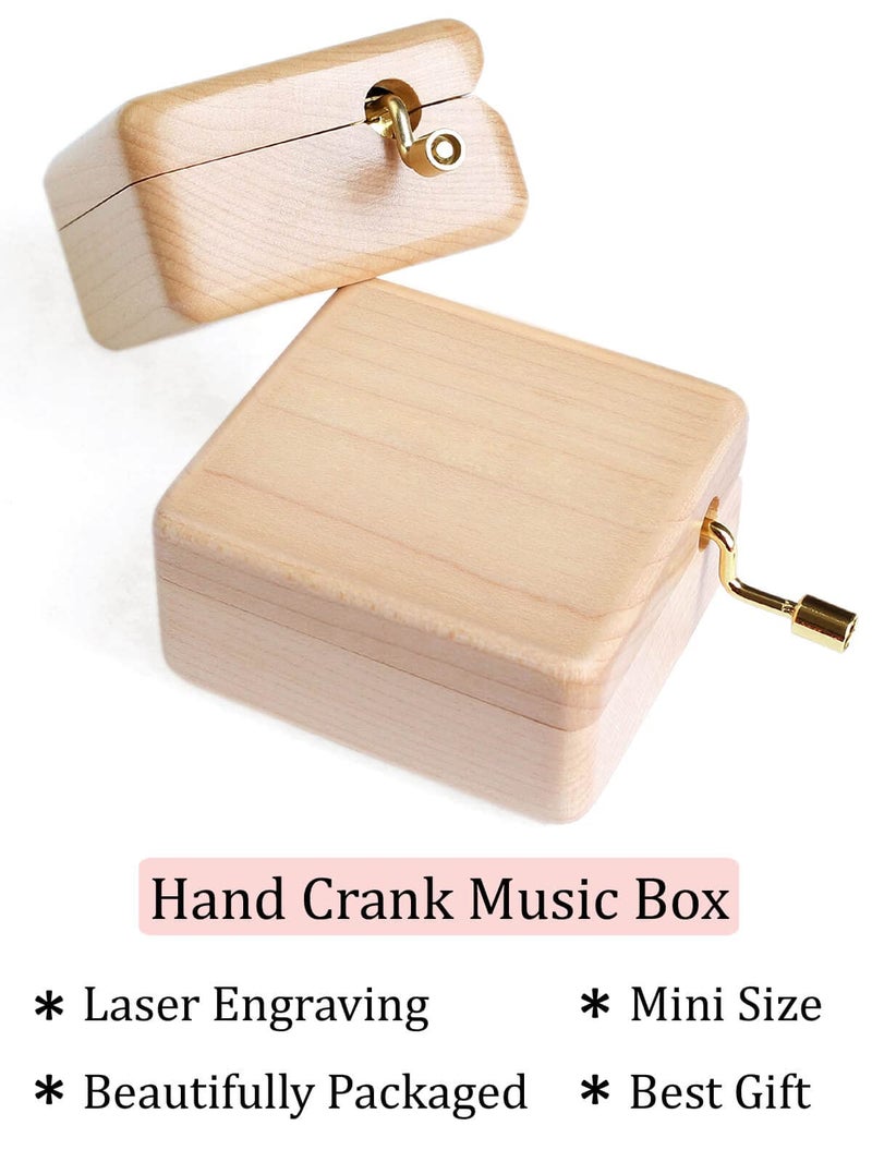 ROSIKING Wooden Music Box Hand Crank Classic Antique Carved Musical Boxes Christmas Birthday Valentine's Day Gifts Plays Toreador - Image 5