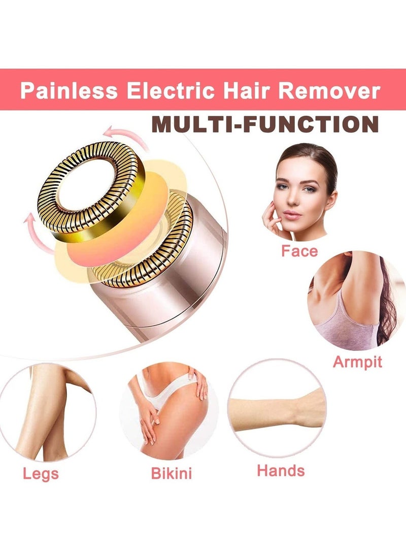 MUMO Women's Facial Hair Removal Device, Electric Facial Shaver, USB Charging Hair Removal Device for the Face, Portable Painless Hair Removal Device for Lips, Chin, Beard, And Fingers - Image 4