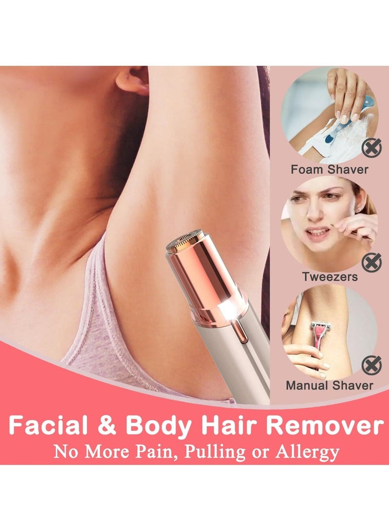 MUMO Women's Facial Hair Removal Device, Electric Facial Shaver, USB Charging Hair Removal Device for the Face, Portable Painless Hair Removal Device for Lips, Chin, Beard, And Fingers - Image 5