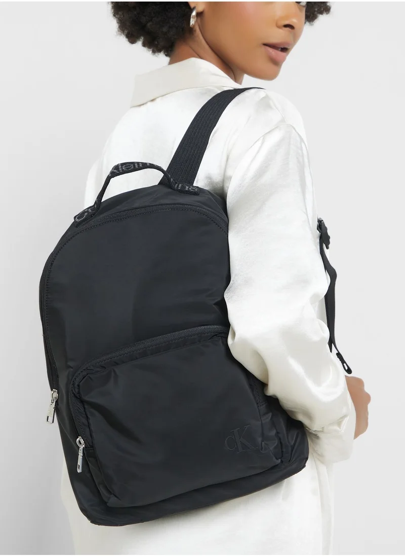 Calvin Klein Jeans Top Handle Zip Over Backpack