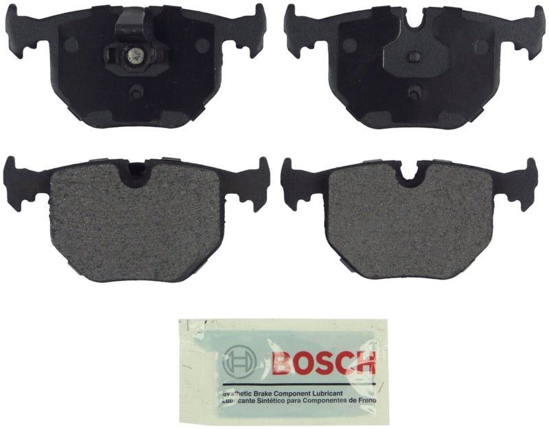 BOSCH BE683 Blue Semi-Metallic Disc Brake Pad Set - Compatible With Select BMW 330Ci, 330i, 330xi, 525i, 525xi, 740i, 740iL, 750iL, M3, M5, X3, X5, Z4, Z8; Land Rover Range Rover; REAR - Image 2