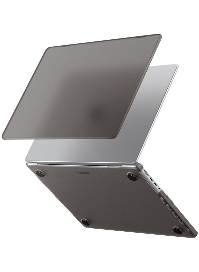 Spigen Air Skin for MacBook Pro 14 inch Case M5/M4/M3/M2/M1 Pro Max 2026/2025-2021 Ultra Slim Thin Cover Translucent Matte Protective Shell - Frost Black - Image 1