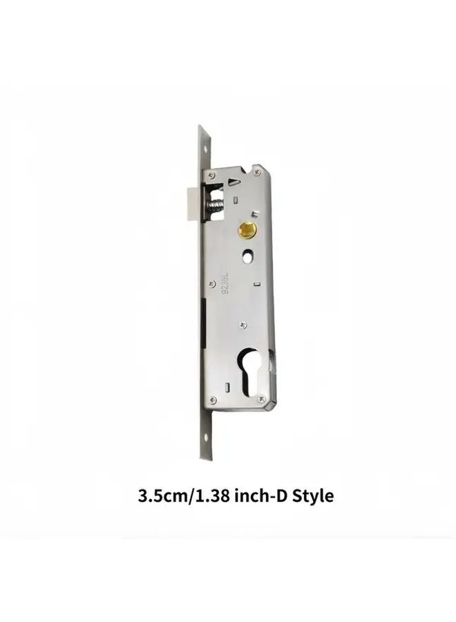 Heavy Duty Stainless Steel Mortice Lock 35mm Backset Satin Nickel Finish For Interior Exterior Doors - Image 1