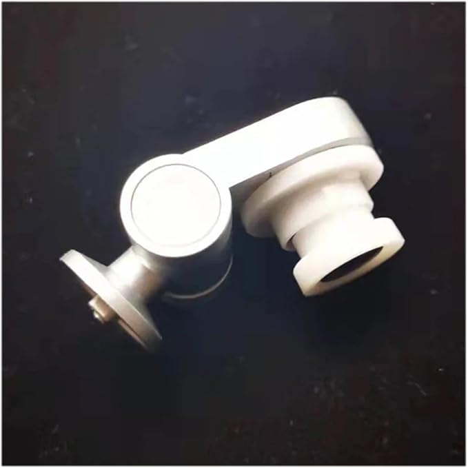 White Monitor Arm Mounting Clip with Connector - Image 1