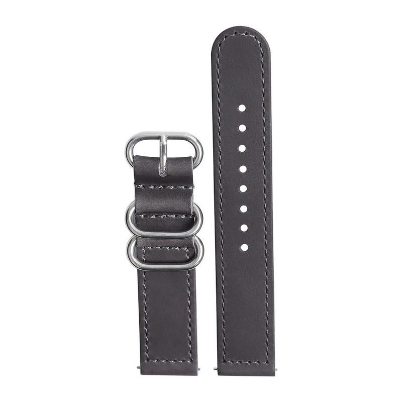 Bluejw New High-Quality Genuine Leather Watch Strap – Quick Release Replacement Band for Men & Women, Fits 18mm 20mm 22mm Watches, Ready to Ship - Image 2