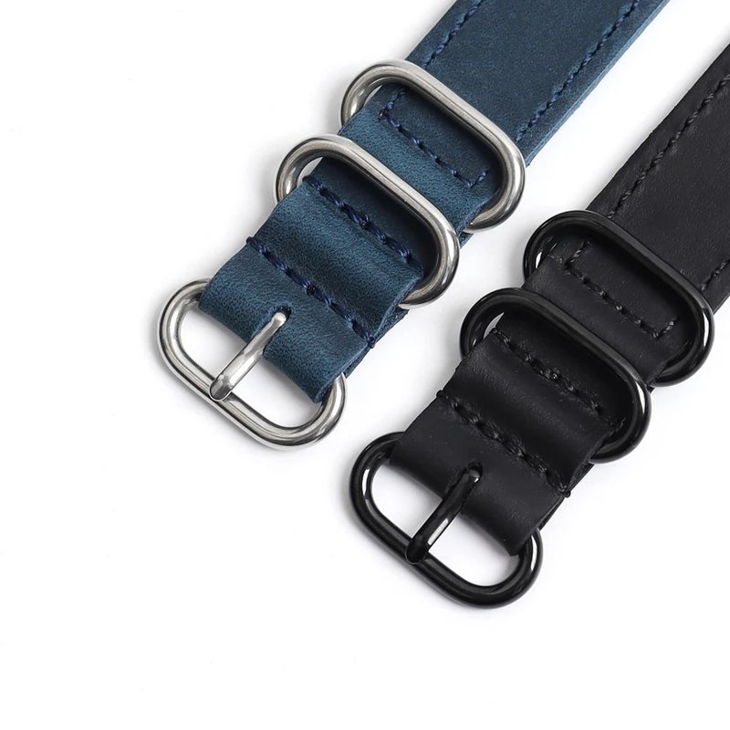 Bluejw New High-Quality Genuine Leather Watch Strap – Quick Release Replacement Band for Men & Women, Fits 18mm 20mm 22mm Watches, Ready to Ship - Image 3