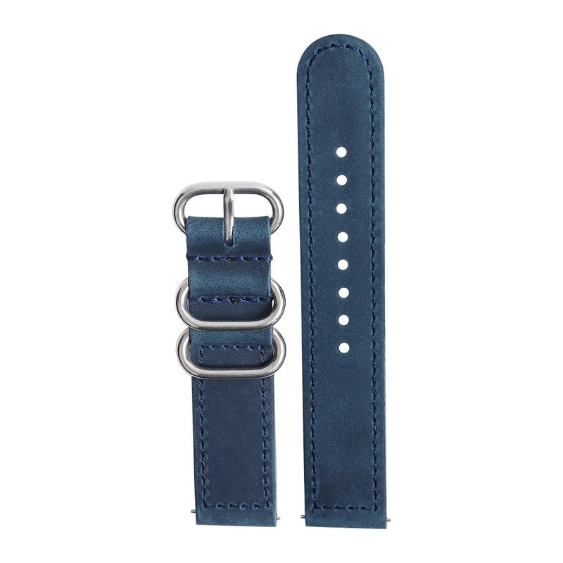Bluejw New High-Quality Genuine Leather Watch Strap – Quick Release Replacement Band for Men & Women, Fits 18mm 20mm 22mm Watches, Ready to Ship - Image 1
