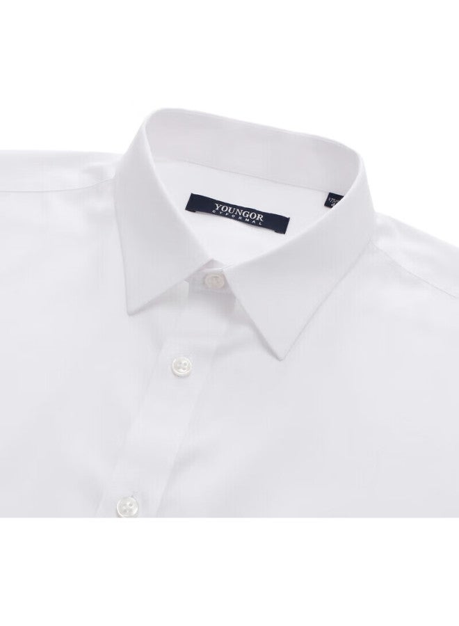 YOUNGOR Men'S Shirt All-Season Casual Formal Shirt For Young Men, Gldp16384Bja, Bleached, Size 42 - Image 2
