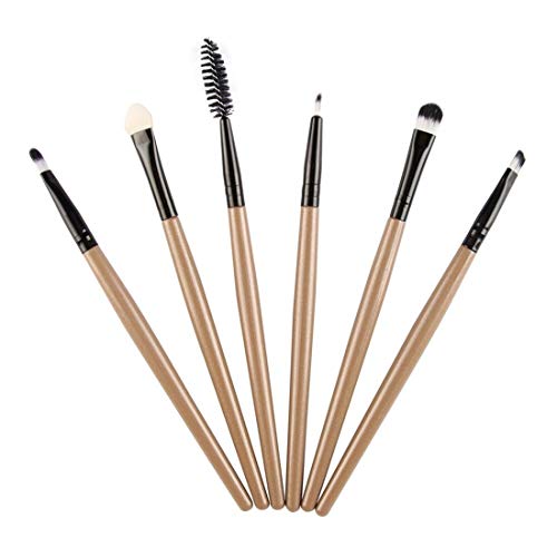 Digital Shoppy 6PCS Makeup Brush Set Lip Eyeshadow Eyeliner Eyelash Brush - Image 3