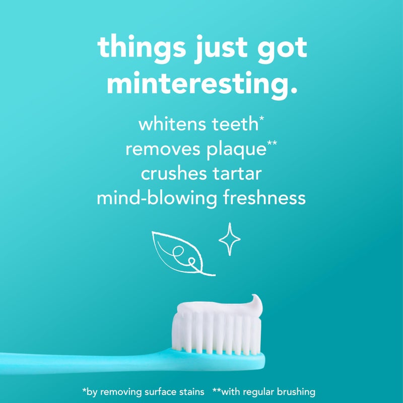 hello Antiplaque and Whitening Fluoride Free Toothpaste, Whitening Toothpaste with Coconut Oil and Tea Tree Oil, Helps Whiten Teeth, Natural Peppermint, 3 Pack, 4.7 Oz Tubes - Image 5