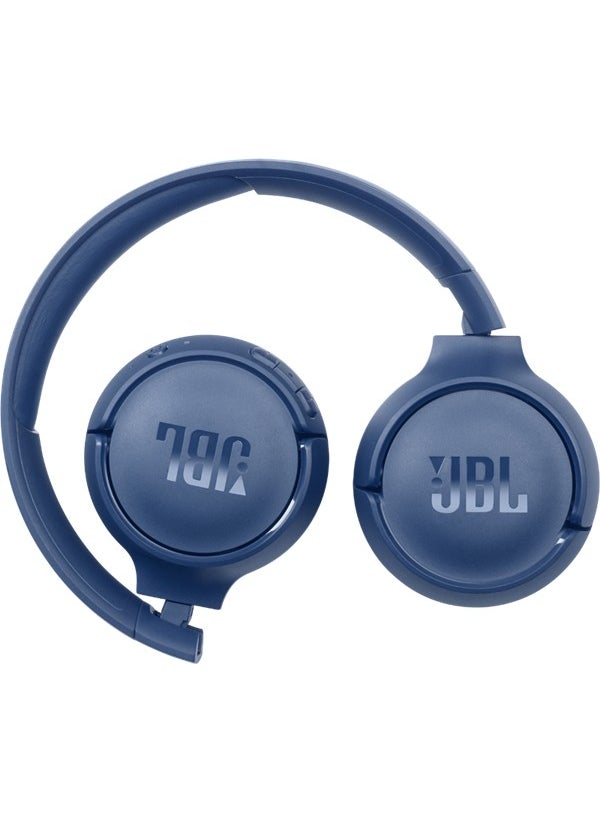 JBL - Tune 510BT Multi Connect Over-Ear Wireless Headphones with Microphone Blue - Image 1