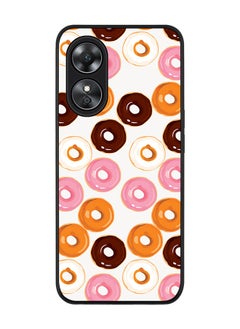 Rugged Black edge case for Oppo A97 Slim fit Soft Case Flexible Rubber Edges Anti Drop TPU Gel Thin Cover - Donut Drops