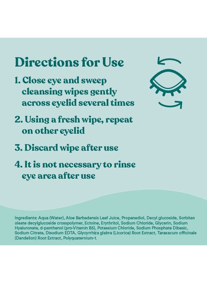 Biotrue ® Micellar Eyelid Cleansing Wipes 30 ct - Image 5